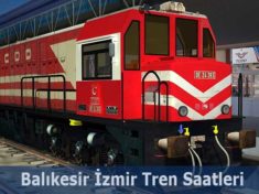 Balıkesir İzmir Tren Saatleri